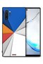 غطاء حماية لهاتف Samsung Galaxy Note 10 Plus مصنوع من مادة مطابقة للفن التجريدي