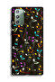 Samsung Galaxy Note 20 Protective Case Cover Music Fabric Pattern - 2