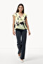 V Neck Regular Viscose Top - 2