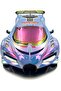 MZtoyz 1/16 RC Drift Car Cool Lights USB Rechargeable Fast RC Car Purple - 2