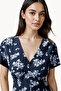 Short Sleeve Viscose Mid-Calf Dress - 3