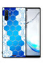 Samsung Galaxy Note 10 Plus Protective Case Cover Honeycomb Hexagon Icon Networks