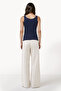 Sleeveless V Neck Regular Cotton Top - 3