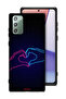 Samsung Galaxy Note 20 Protective Case Cover Touching Hand Making Heart