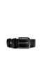 Men's Genuine Leather Black Leather Sports Belt