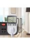 KT3100 Programmable Socket, Digital Timer, Switch Socket, 230V, 16A, Programmable Time/Temp - 6