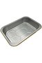750 ml Golden Aluminium Rectangular Containers with Lids – 5 Pcs - 4