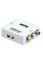 HDMI to Av Converter White – Hdmi2Av Old Tv Compatible Rca Converter Adapter 1080P