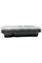 Black Base Rectangular 6-Compartment Food Containers with Lids – Pack of 5 - 4