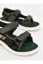 Khaki Velcro Boys Sandals - 3