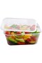 Microwave-Safe Square Food Containers with Lids – 1000 ml | 5 Pack | Reusable, BPA-Free - 8