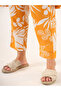 Women Floral Printed Pure Cotton Top, Robe and Pyjama Set - 2
