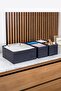 Luxury Anthracite 4-Piece Drawer and Cabinet Organizer Set