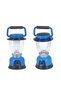 Rechargeable solar lantern 6W blue - 3