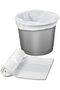 White Dust Bin Bags – 10 Gallon | 45 x 55 cm | 50 Pieces | Strong, Leak-Proof Trash Bag - 6