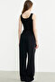 Thick Strap Ribbed Basic Undershirt - Black - 5