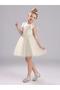 Girls' Eliz Model Tulle Sleeve Dress, Graduation Birthday Dress