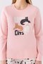 100% Cotton Cat Mother and Daughter Pajamas Set, (Priced Separately) - 3