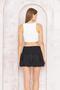 Women's Black Mini Balloon Skirt Dm2038 - 4