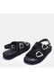 Large Size Women's Khaki Leather Sandals 41-42-43-44-45 Black Suede - 4