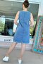 V-Neck Zero Sleeve Denim Dress 5Y433 - 2