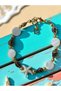 Starfish, Mussel Shell, Bead Detailed Summer Vacation Women's Bracelet