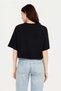 Black T-Shirt with Stone Detail - 5