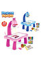 Led Projector Art Drawing Table Toys Kids Painting Board Desk Arts and Crafts Projection Educational - 2