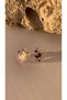 Transparent Colored Cat Dog Face Purple Glitter Gold Accessory Small Epoxy Earrings Handmade Gift