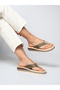 Alope Printed Eva Sole Wedge Heel Women's Flip Flops Beach Slippers Flip Flops (4.0) cm - 5