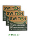 SWITCH Eco Laundry Detergent Sheets X 3