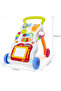 Multi-function Baby Walker Trolley Music Early Childhood Walk Learning Push Car Toys for Babies - 3