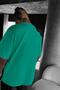 Men's Bntn Green City of Angels Oversize Fit Loose Wide Fit Loose Cut T-Shirt - 2