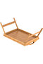 Portable Foldable Bamboo Breakfast Tray with Handles Snacking & Working Tray Table for Sofa Bed Stor - 7