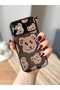 iPhone 11 Black Camera Mirror Cover Teddy Bear Patterned Case