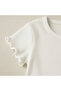 Pure Dots Girl's Ekovero Summer White T-Shirt - 3