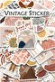 Vintage Sticker Set - 50 Pieces Inspirational Sticker Set Pen Laptop Notebook Water Bottle Label