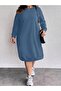Women's Plus Size Its Okay Printed Sweatshirt Dress / Tunic - 3