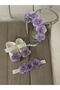 Stylish Mother Baby Photo Shoot Set Adjustable Crown & Bandana & Booties - 5
