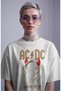 Unisex Are You Pwr up Ac-Dc Back Printed T-Shirt, Oversize Rock Band Themed T-Shirt - 2