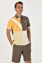 Men's Regular Fit Mink Polo Neck T-Shirt 50300140-Vr052 - 3