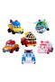 Bfs Robocar Poli Gogo Rescue Deluxe Set of 6