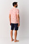 Palm Men's T-Shirt Shorts Pajama Set - 4
