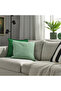 Cozy Room, Svartpoppel Popcorn Throw Pillow Cover, Light Green, 50X50 cm - 4