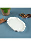 Lunar Square Oval Serving Plate 20 cm