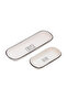 Lcw Home White Printed Ceramic Plate Set of 2 - 5