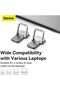 Metal Foldable Laptop Stand Base Desktop Portable Notebook Holder Cooling Bracket For Macbook - 2