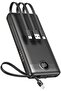 VEEKTOMX Power Bank with Built-in Cables, Portable Charger for iPhone, USB C LCD Display External Ba - 2