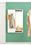 Full Body Mirror In The Entrance Furniture Foyer, Integrated Sliding Storage Mirror 30*120CM