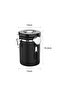 Coffee Beans Canister Stainless Steel Vacuum Seal Storage Jar - 7